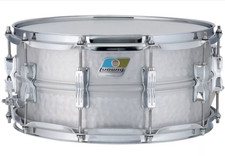 Ludwig Acrolite 6.5x14" Hammered Aluminum Snare Drum LM405K  Authorized Dealer