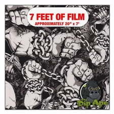 Hydrographic film Fisted Chain Skulls hydro dipping 7' x 20" hydro dip