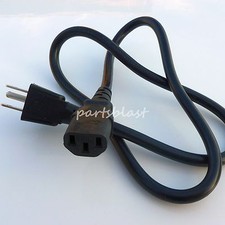 3' Heavy 16AWG Power Cord Cable 3 Conductor PC SHORT prong IEC jumper wire foot