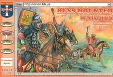 ORION 1:72 11th-13TH CENTURY 0RI72033 RUSS MOUNTED KNIGHTS DRUZHINA - GREY