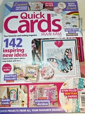 Quick Cards December 173 Handmade Paper Cardmaking 2017 Vintage Magazine ONLY