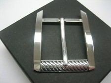 STERLING SILVER 925 BUCKLE AVAILABLE FOR 1" 1-1/8" 1-1/4" 1-3/8" 1-1/2" BELTS