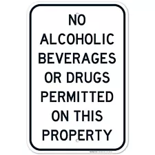 No Drugs Or Alcohol Sign,
