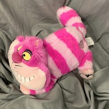 Disney Store Cheshire Cat Medium 20" Plush Stuffed Animal Alice in Wonderland