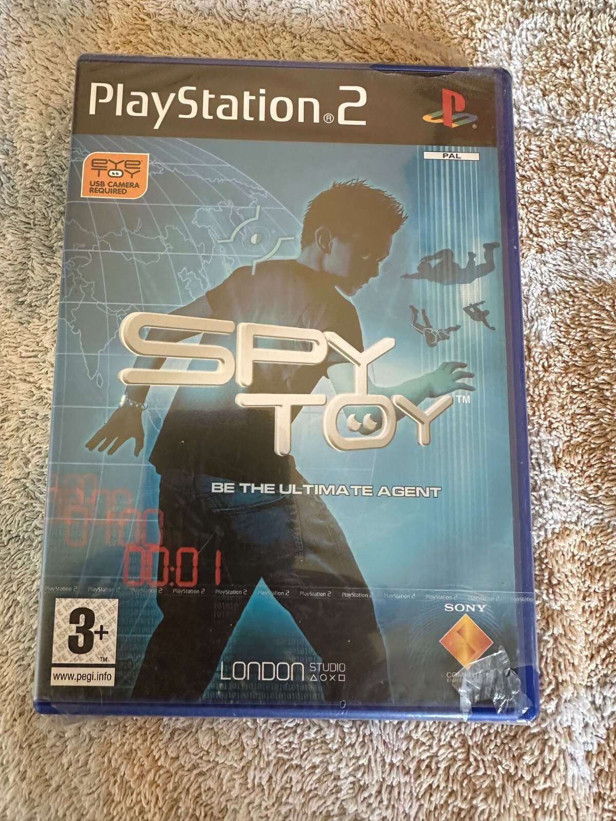 SPY TOY Eye Toy Compatible Sony Playstation 2 PS2 Pal UK English SEALED
