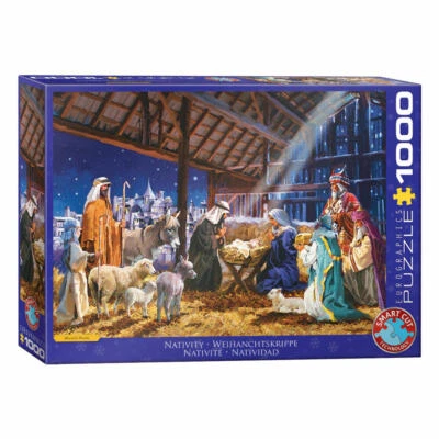 Eurographics Puzzle Weihnachtskrippe, Smart Cut, 1000 Teile, 68x48 cm, 6000-5830