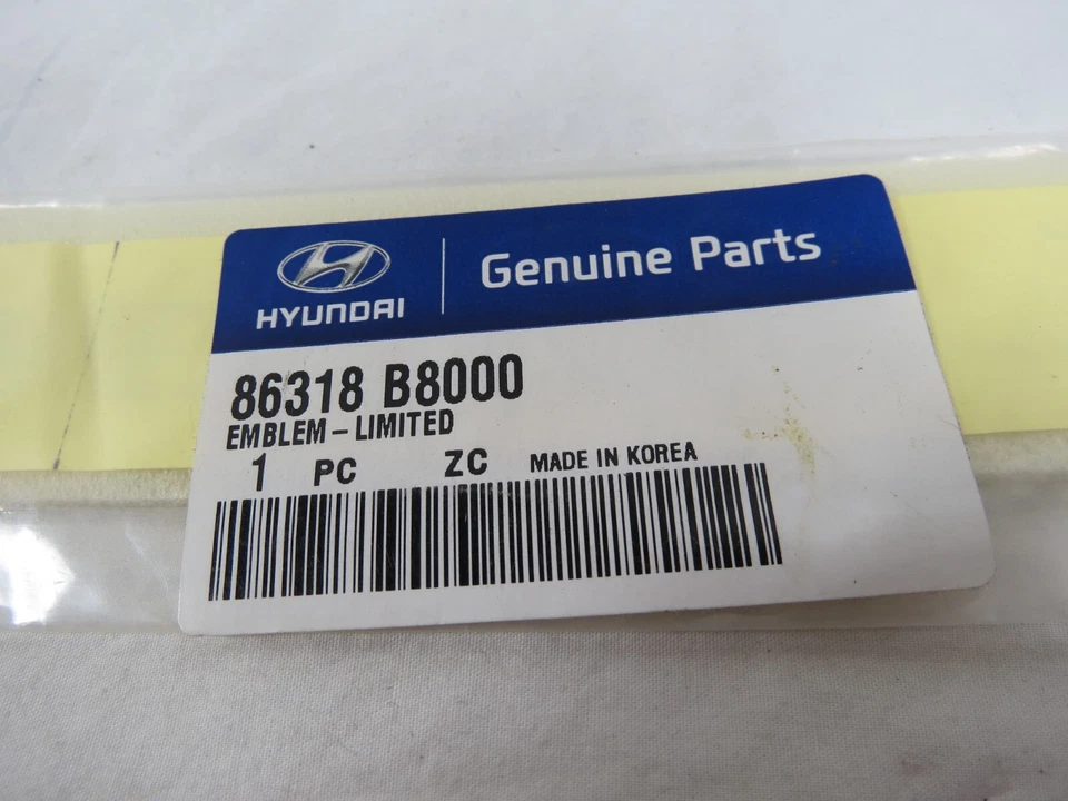 Hyundai Santa Fe Limited 2013-2019 emblema para puerta levadiza trasera insignia original OEM Foto 4 de 4