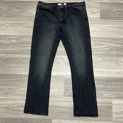 Airwalk Black Jeans Mens 36x31 Denim Straight Fit Minimal Punk Grunge Skate Pant