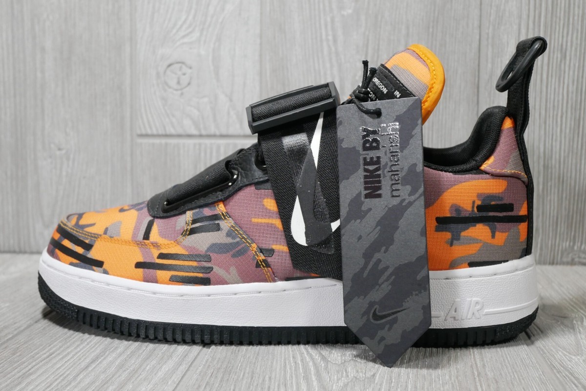 NIB Nike Maharishi x Air Force 1 Utility Premium iD Low Orange 