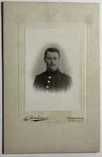 Allemagne Portrait d’un homme c1900 Photo Steinhäuser Fribourg-en-Brisgau 