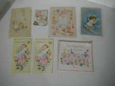 Lot Vintage Unused Baby Greeting Cards, American Greetings, Sangamon(Scrapbook)