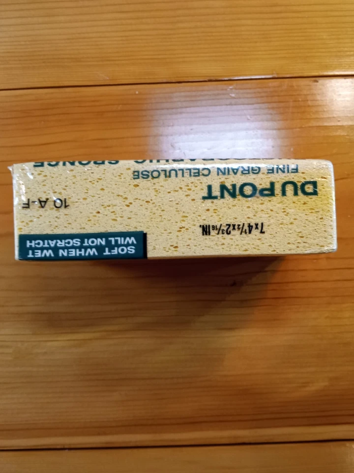 Esponja fotográfica vintage de celulosa de grano fino Dupont 10 A-F🧽🧽🧽🧽 Foto 2 de 4