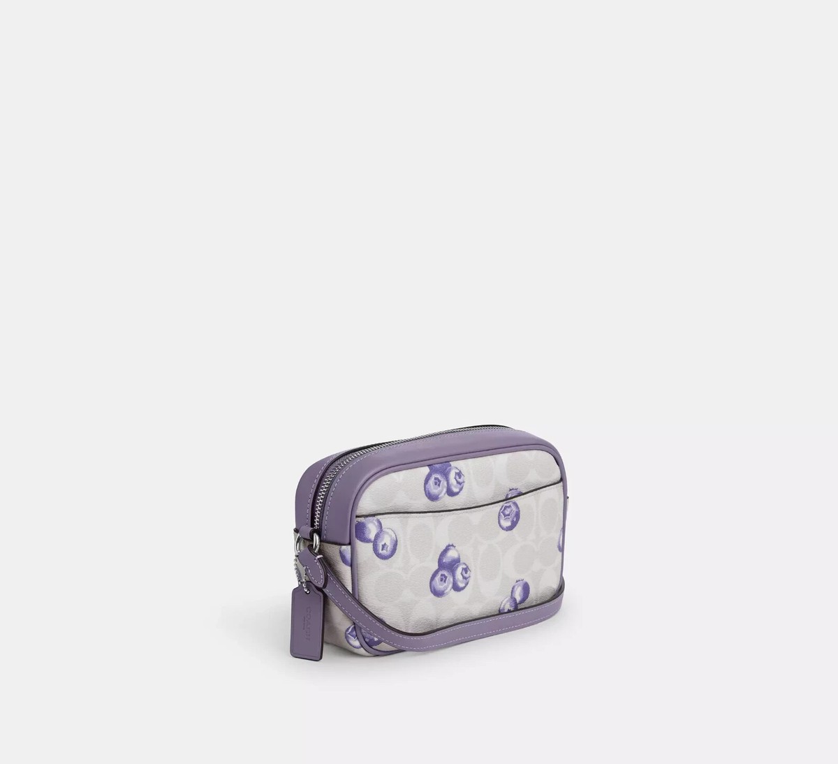 Coach Mini Jamie Camera Bag Signature Canvas Blueberry Print