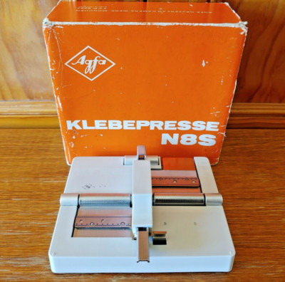 Agfa Klebepresse N8S Film Splicer - Vintage In Original Packaging