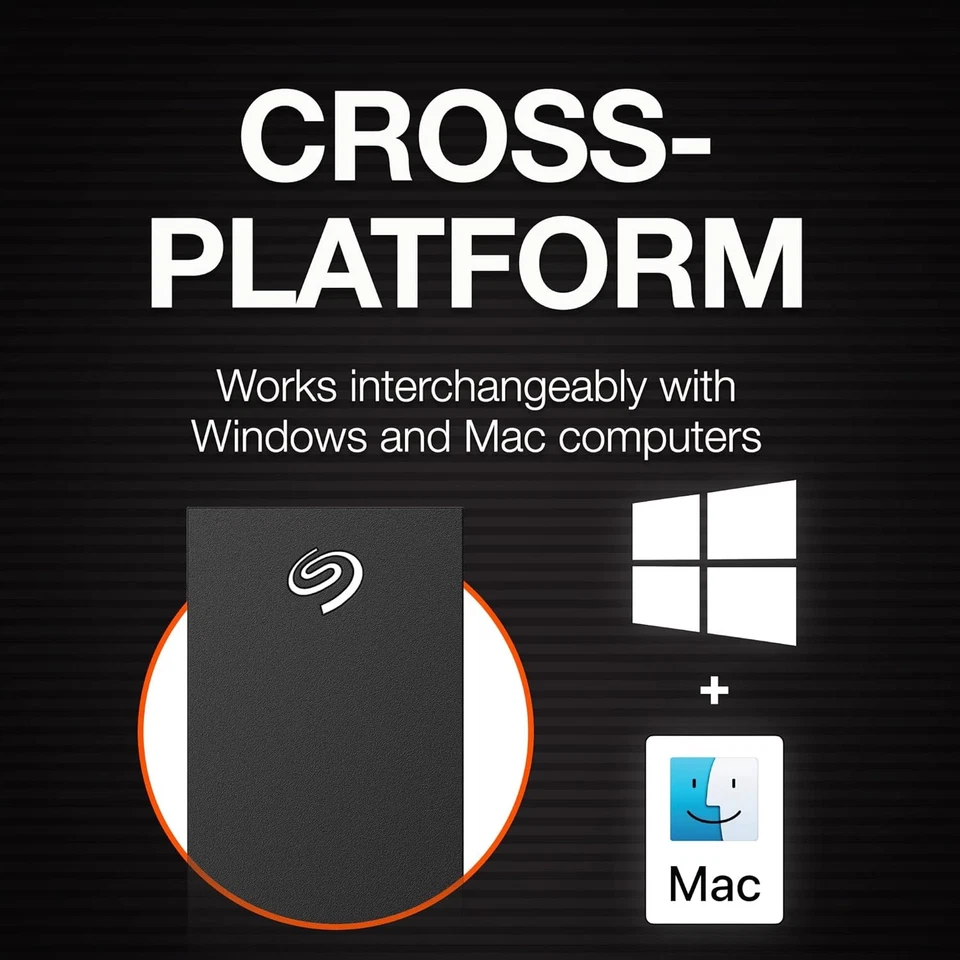 Seagate One Touch Hub, 8 TB, External Hard Drive Desktop HDD – USB-C and USB 3.0 - Image 2 of 4