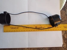 TWO SEE THROUGH RIFLE SCOPE COVERS