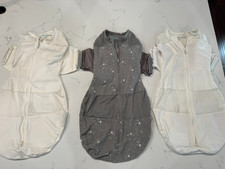 Lot of 3 Happiest Baby SNOO Sleep Sacks Swaddles Unisex Medium Excellent