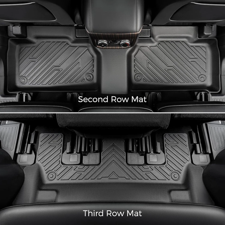 2020-2025 para Ford Explorer tapetes de assoalho e forro de carga com tapete de encosto para banco - Imagem 4 de 4