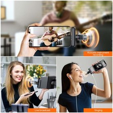 Noise-Reducing Durable Lightweight Easy-To-Carry A-Interface Portable Microphone