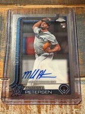2025 Topps Chrome Michael Peterson Auto RA-MP Marlins RC