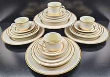 (4) Mikasa Antique Lace 6 Pc Place Settings E...