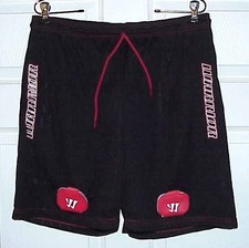 VINTAGE NOS PARA WARRIOR 2XL / XXL, CZARNE SIATKOWE SPODENKI DO HOKEJA I TWARDA FILIŻANKA