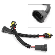 Pair H11 H8 Extension Wiring Harness Socket Connector Kit for Headlight Fog Lamp