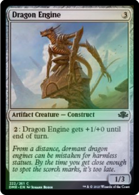 Dragon Engine 222/261 Dominaria Remastered Foil MTG Common