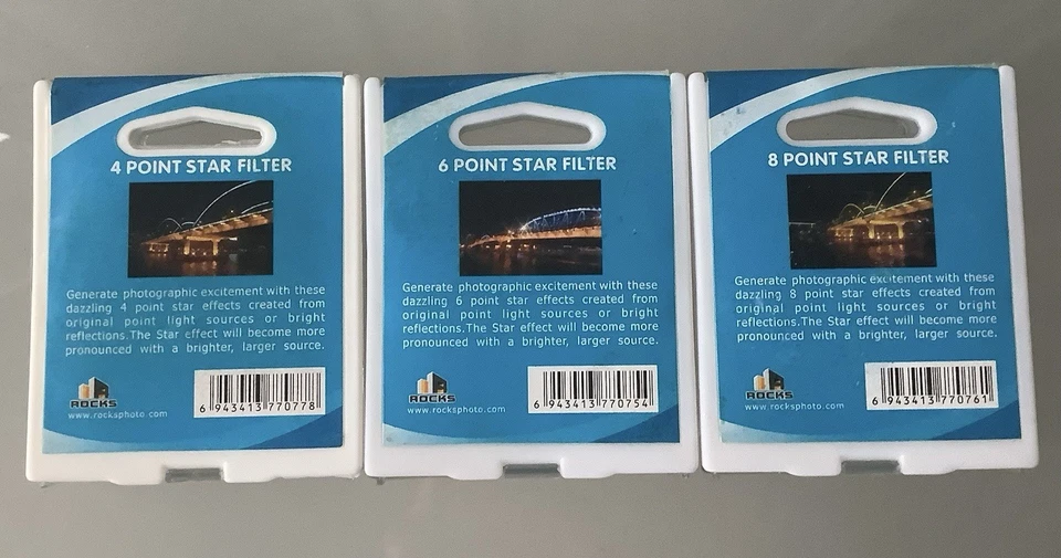 Pixco 4/6&8 Point Star Filters 58mm - Image 2 of 4