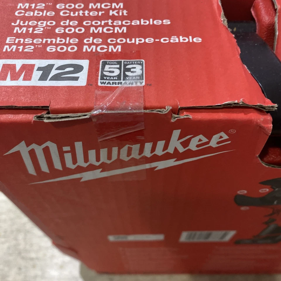 Milwaukee 2472-21XC M12 600 Mcm Cable Cutter - Red - Image 3 of 4