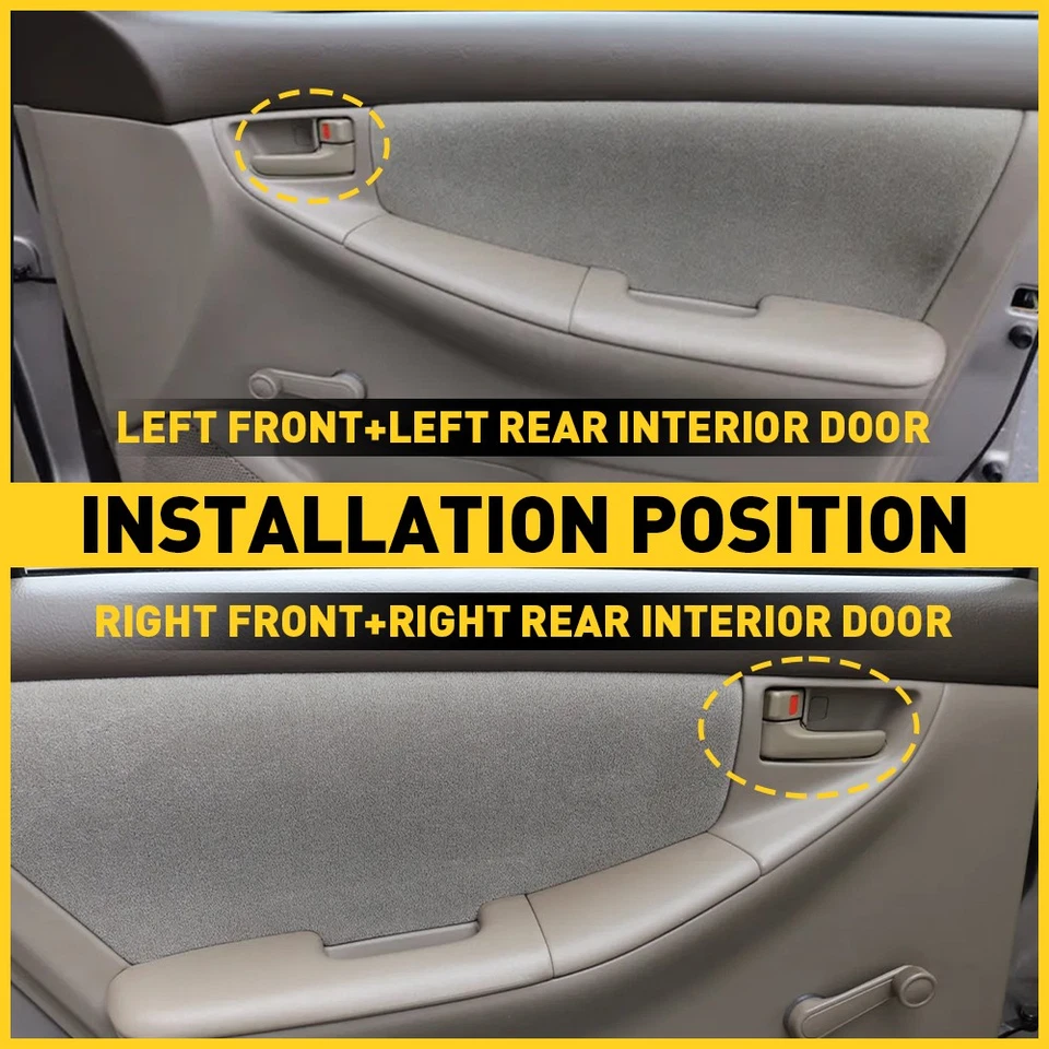 Interior Inside Door Handle for Scion Tc Toyota Matrix Corolla Left & Right Side - Image 3 of 4