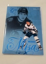 2025-26 Flair Hockey blue ice # 196 MICHAEL MISA RC /49