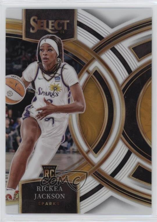 2024 Panini Select WNBA Premier Level White Prizm 67/99 Rickea Jackson #127 15fy