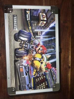 VAULTZ Small Lock Box MARIO KART Mario vs Bowser Embossed Mini Safe 8 x 5 x 2.5''