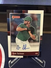 2022 Panini Donruss Optic - Retro 1988 Signatures Sam Selman #R88S-SS (AU, RC)