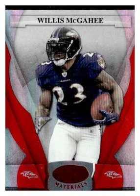 2008 Leaf Certified Materials #9 Willis McGahee Mirror Red #/100