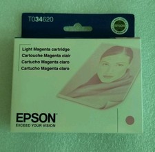 07-2012 New in Box Genuine Epson Light Magenta Ink T034620 for Stylus Photo 2200