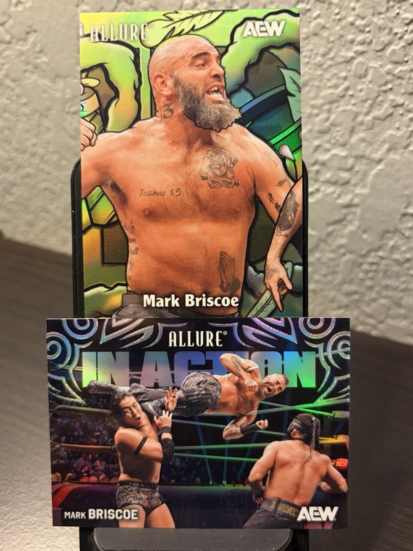 AEW Allure Mark Briscoe Insert Lot Color Flow & In Action 2026 Upper Deck
