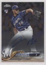 2018 Topps Chrome Rookie Auto Jacob Barnes #RA-JBA Auto 2d9