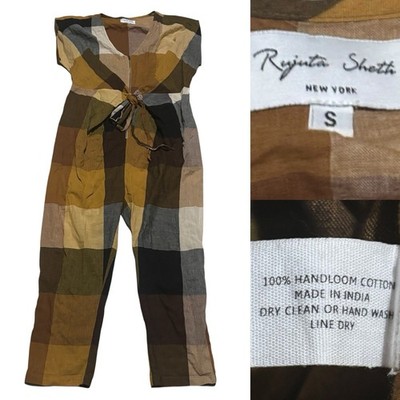 Rujuta Sheth Wrap Venus Jumpsuit Women s Size Small In Marni Chex