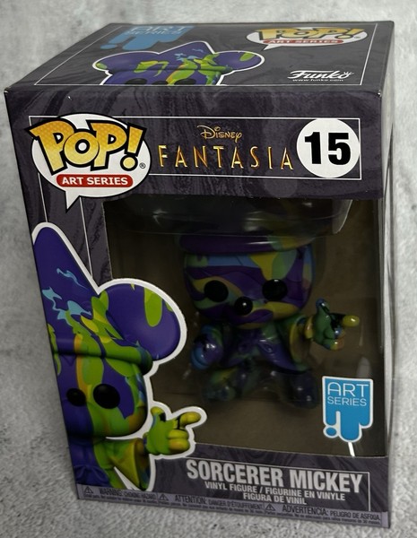 Funko Pop! Art Series 15 Disney Fantasia Sorcerer Mickey Mouse 2020 Special Ovp-image