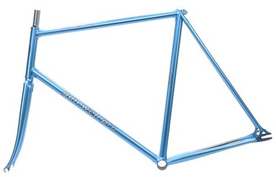 Gan Well Pro Track Fixed Gear Frameset NJS Light Blue 60cm 56.5cm