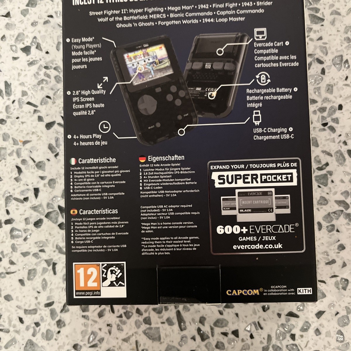 Capcom Kith Super Pocket Handheld Console Exclusive New Sealed