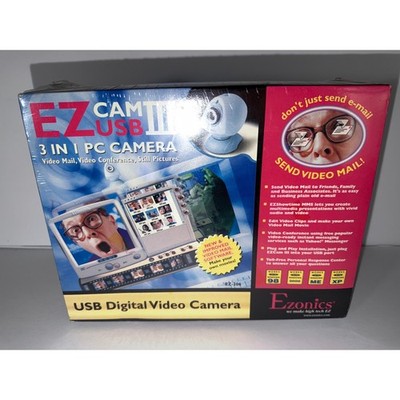 Ezonics EZCam III USB Digital Video Camera Webcam New Factory Sealed