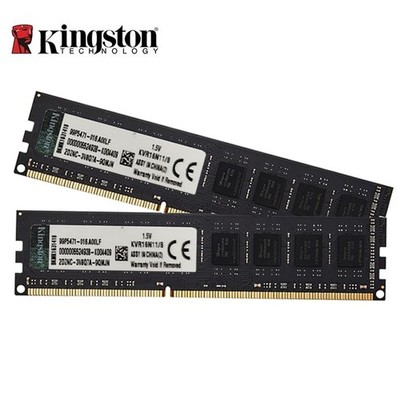 Kingston 16GB (2 x 8GB) DDR3 1600MHz 1.5V Desktop PC Memory - PC3-12800 DIMM Kit