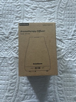 InnoGear MT-039 Portable Ultrasonic Aromatherapy Essential Oil Diffuser NWT