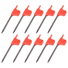 10 PCS T8 S2 Flag Type Handle Driver Torx Wrench Spanner screwdrivers