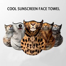 lce Silk Breathable Bandana Cycling Running Scarf Riding Hiking Sports 3D Animal