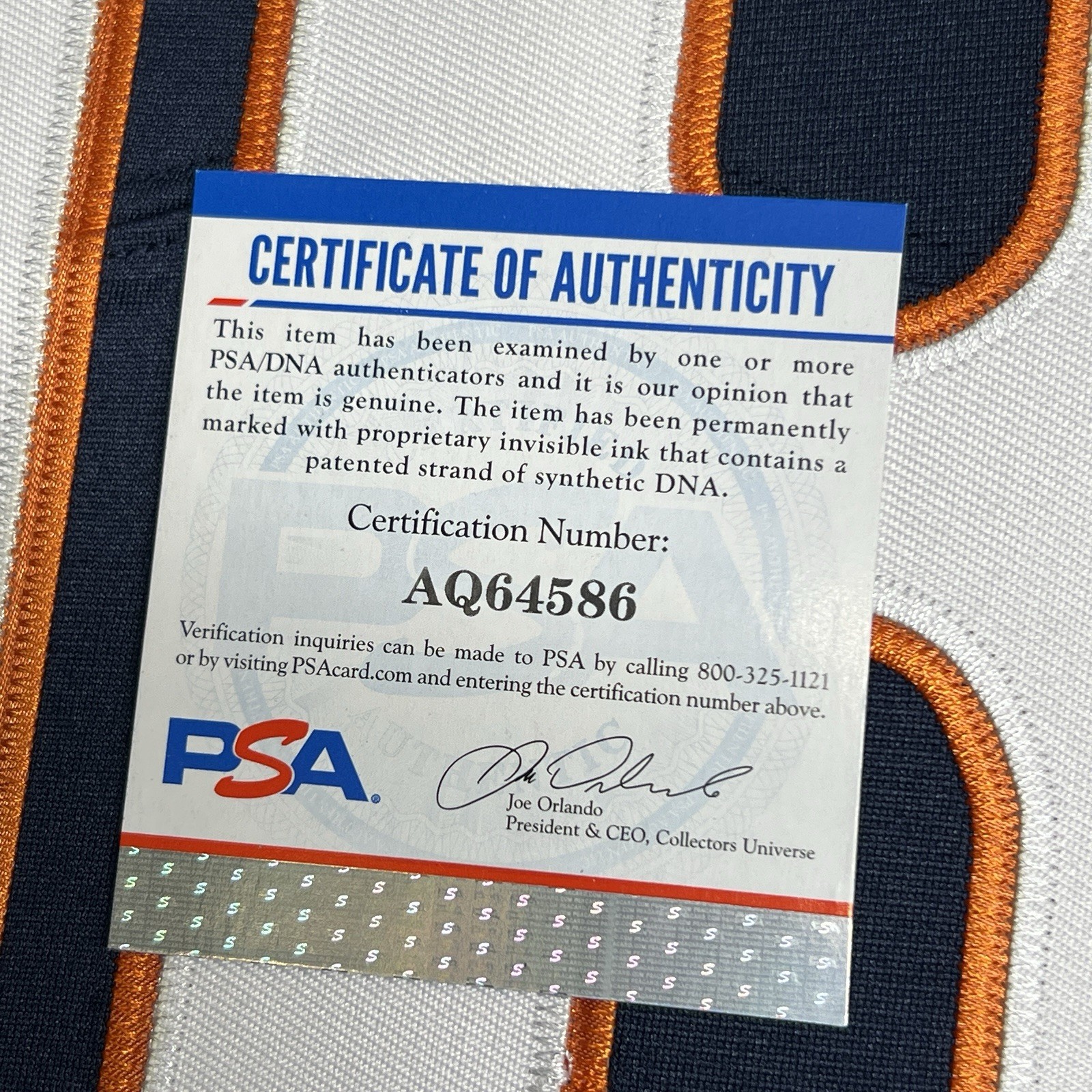 Caleb Williams Signed Chicago Bears Jersey PSA/DNA Autographed COA view 3