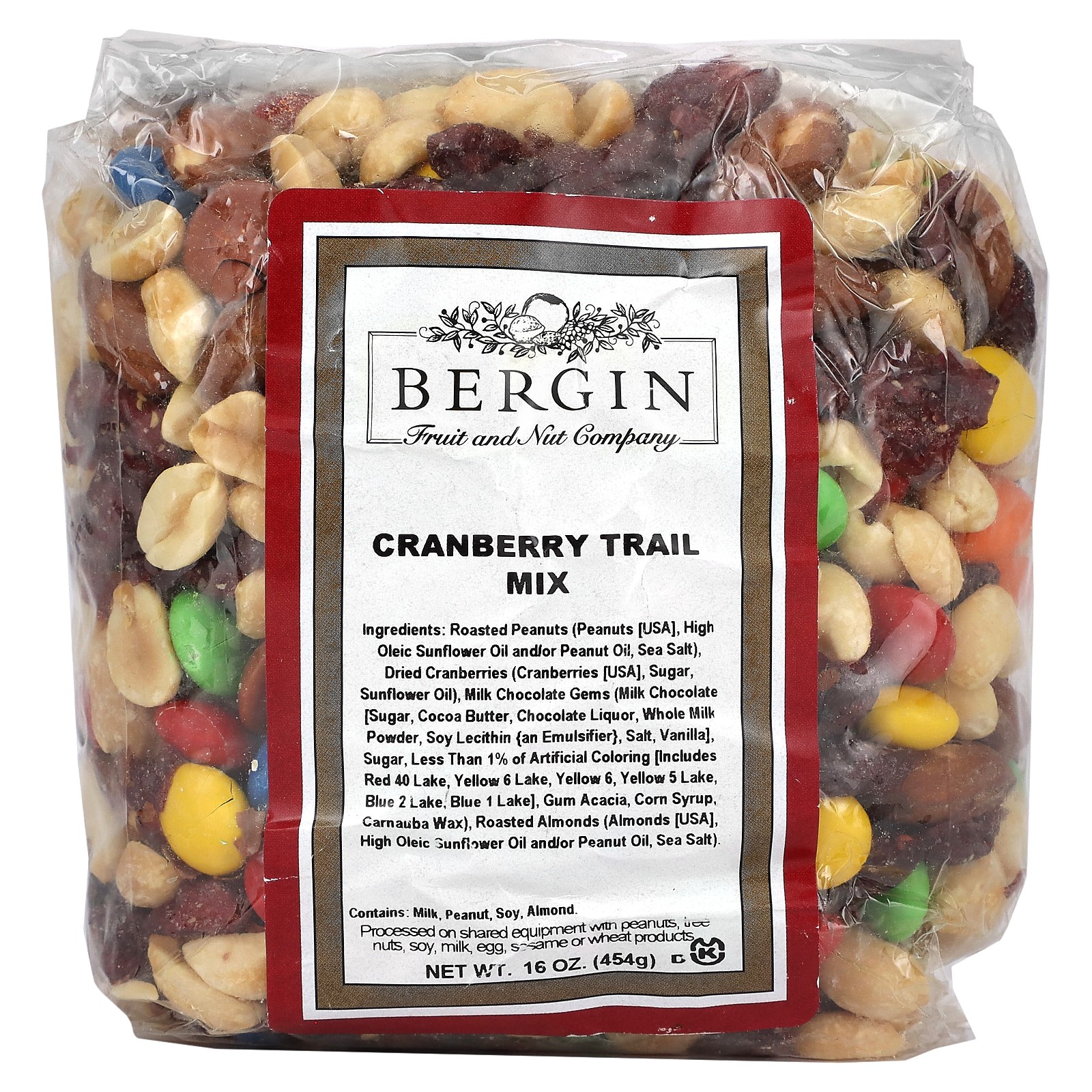 Cranberry Trail Mix 16 унций 454 г 2790₽